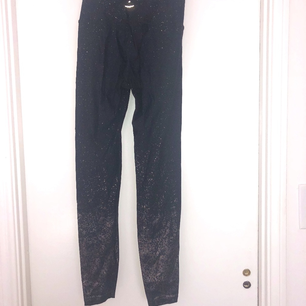 Gold Spattered Leggings